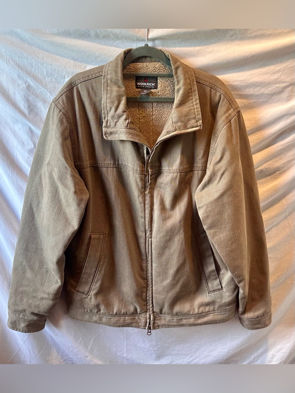 Woolrich Elite Discreet Conceal Carry Twill Tactical Jacket Dark Wheat 44428